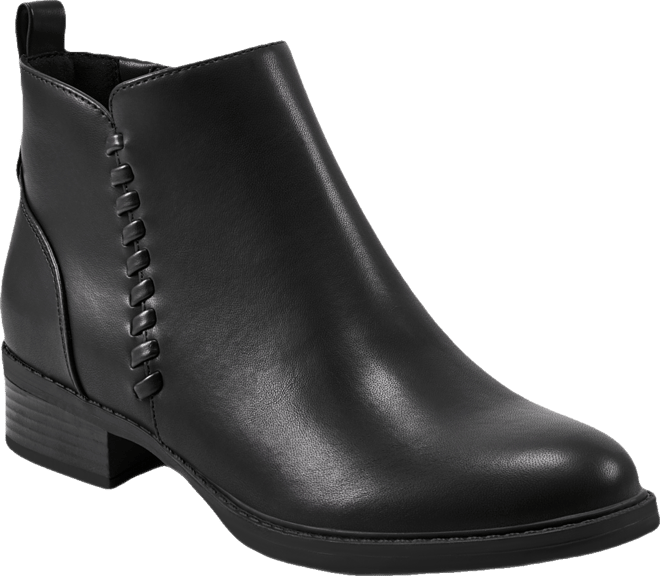 Women's Lorand Almond Toe Block Heel Casual Booties