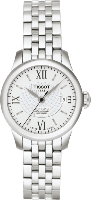 Watch, Women's Swiss Automatic Le Locle Stainless Steel Bracelet 42mm