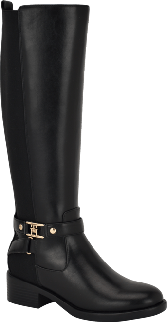 Tommy hilfiger buckle high boot hotsell
