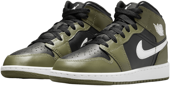 Air Jordan 1 Mid Big Kids' Shoes