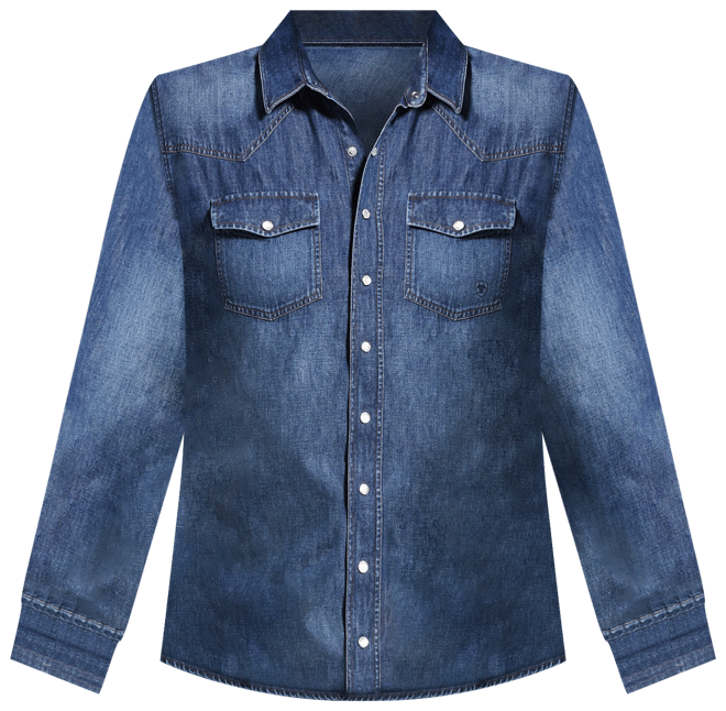 Men's Denim Retro Fit Shirt