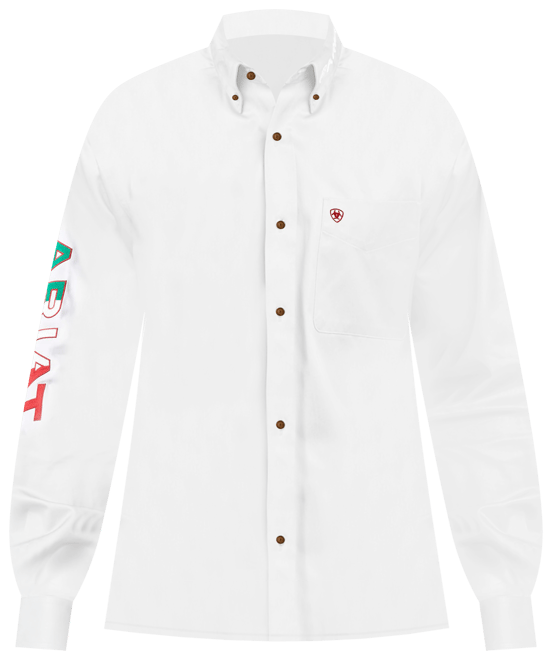 Men's Team Logo Twill Classic Fit Shirt
