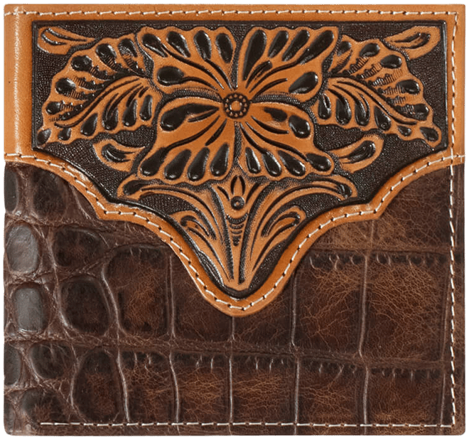 Men's Alligator Bifold Wallet