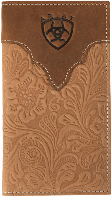 Men's Tooled Leather Rodeo Wallet