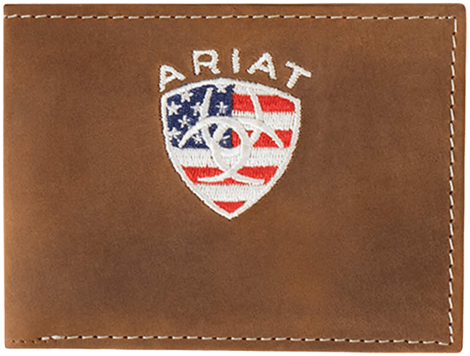 Men's Flag Shield Bifold Wallet