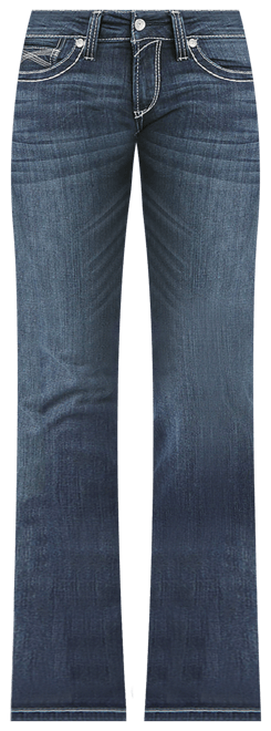 Women's R.E.A.L. Mid Rise Stretch Ivy Stackable Straight Leg Jeans