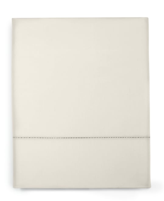 Solid 550 Thread Count 100% Cotton Flat Sheet, Queen, Exclusively at Macy's