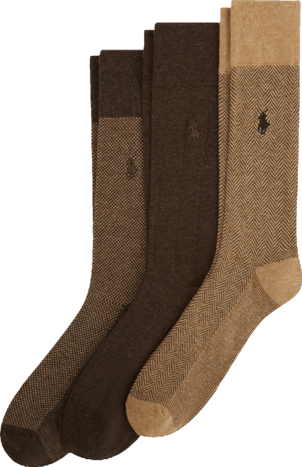 Men's 3-Pk. Classic Gents Patterned Dress Socks