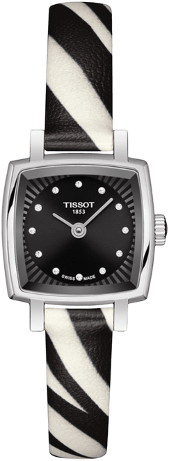 Women's Lovely Diamond 1/20 ct t.w. Printed Strap Watch 20mm