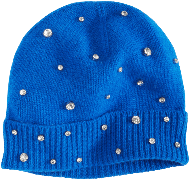 Cashmere Embellished Cuffed Beanie, Created for Macy's