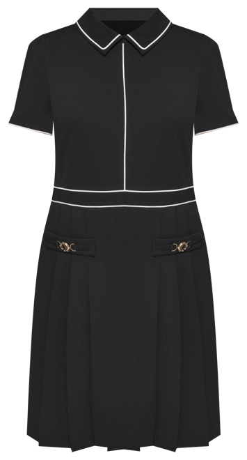 Women's Pleated-Skirt Dress