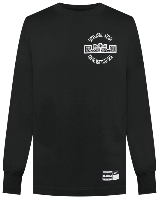 レブロン メンズ マックス90 ロングスリーブ バスケットボール Tシャツ