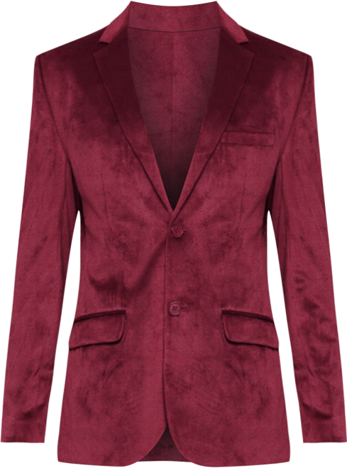 Men's Modern-Fit Solid Stretch Corduroy Elbow Patch Sport Coat