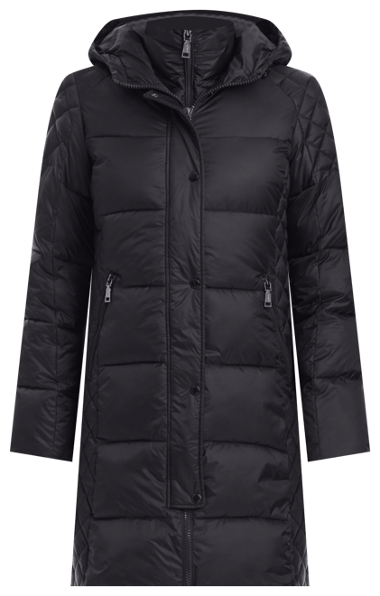 Women's Cire Mid-Length Fitted Puffer Coat