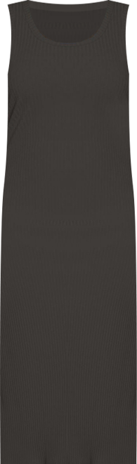 Women's Sleeveless Rib-Knit Maxi Dress