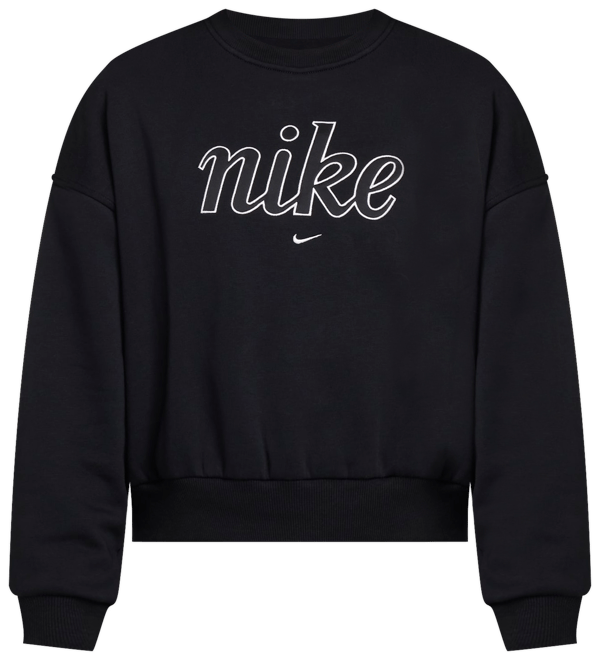 나이키 스포츠웨어 클럽 플리스 여아 박시 크루넥 스웻셔츠