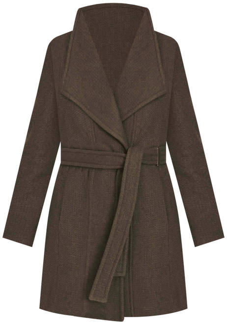 Macys cole haan wrap coat online