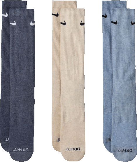 Nike Everyday Plus Cushioned Training Crew Socks (3 Pairs)
