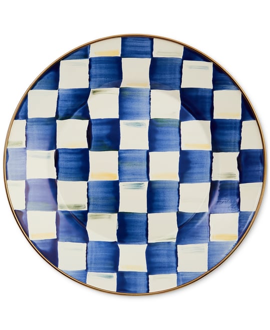Royal Check Dinner Plate
