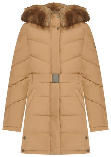 Women's Faux-Fur-Trim Hooded Puffer Coat, Created for Macy's
