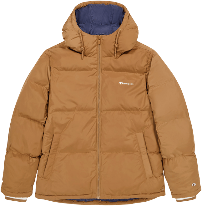 Champion shiny puffer jacket best sale