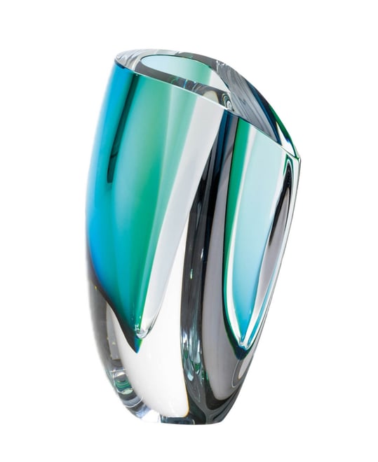 12" Mirage Xl Crystal glass Vase