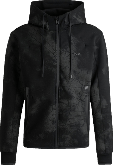 BOSS by Hugo Boss Men s Reflective Artwork Zip Up Hoodie Macy s