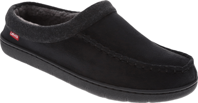 Men's Victor Faux-Sherpa Slippers