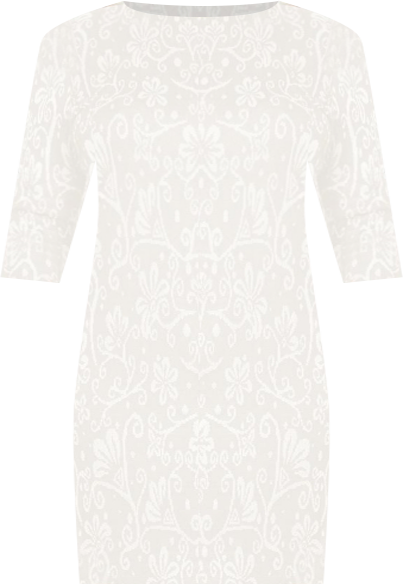 Plus Size Women's Floral Crochet Mini Dress