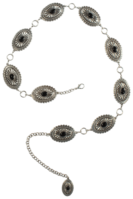 Women's Concho Chain Belt