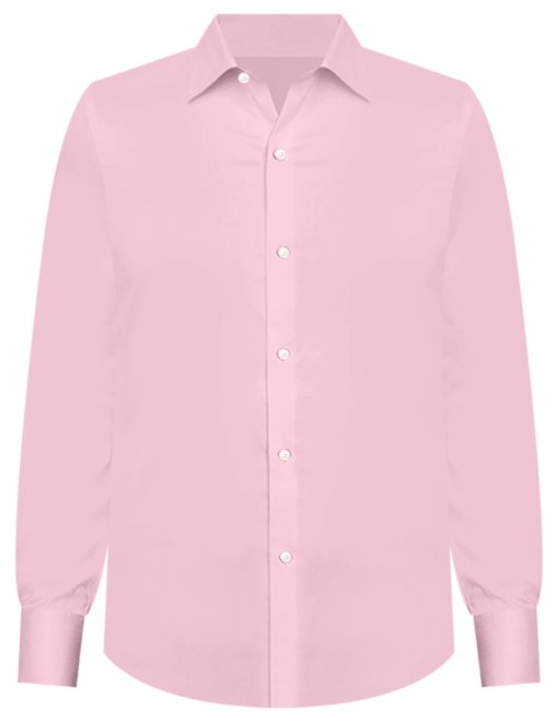 Men's Slim-Fit Non-Iron Solid Twill Dress Shirt
