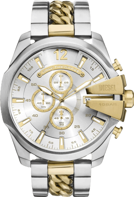 Men's Mega Chief Chronograph Two-Tone Stainless Steel Watch 51mm
