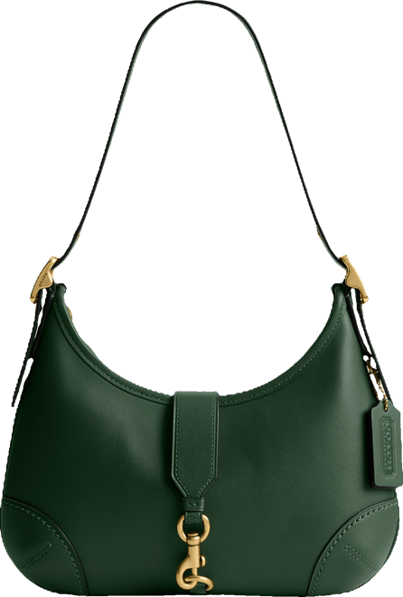 Coach green shoulder bag sale