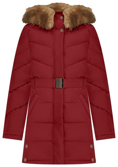 Women's Faux-Fur-Trim Hooded Puffer Coat, Created for Macy's