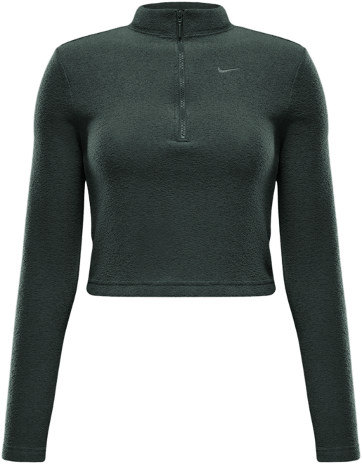 Nike Sportswear Phoenix Plush Women's Slim Long-Sleeve Cozy Fleece 1/2-Zip Top