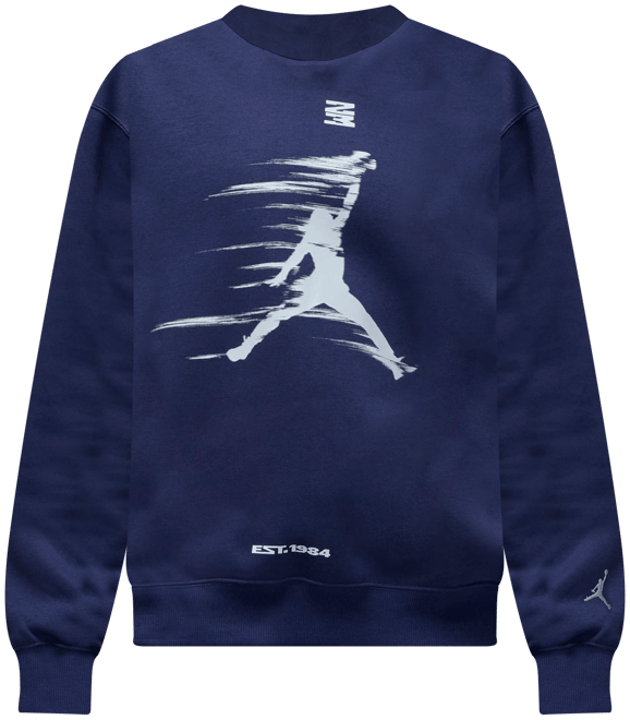 Jordan Brooklyn Fleece เสื้อวอร์มคอกลมผู้หญิงมีกราฟิก