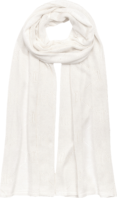 Women's Pointelle Logo Wrap