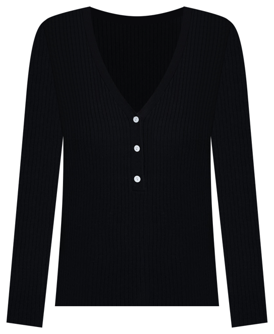 Black Hendrix Henley
