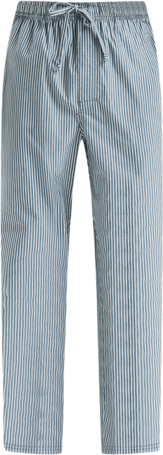 Men's Striped Poplin Pajama Pants