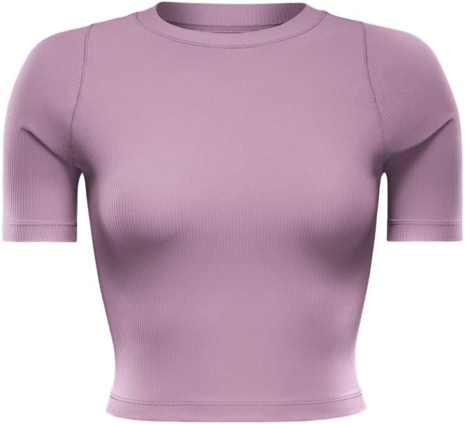 Nike Zenvy Rib Women's Dri-FIT Short-Sleeve Top
