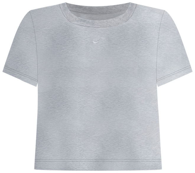 Nike Sportswear Chill Knit Women's Cropped T-Shirt (Plus Size)