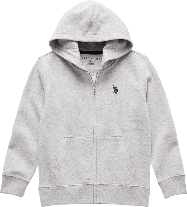 U.S. Polo Assn. Little Big Boys Embroidered Fleece Zipper Hoodie JCPenney