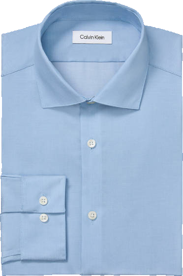 Calvin Klein Men's Big & Tall Steel+ Slim Fit Stretch Wrinkle Free Dress Shirt, 19 37/38, Cotton