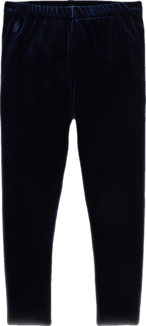 Polo Ralph Lauren Toddler and Little Girls Stretch Velour Legging Pant