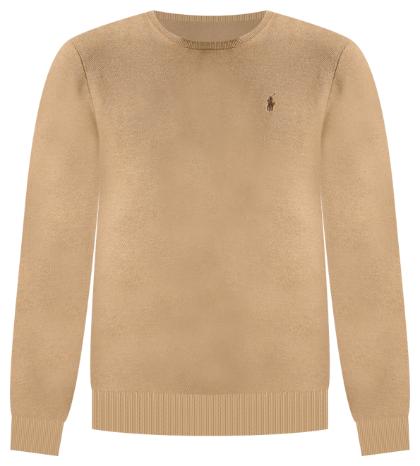 Men's Textured Cotton Crewneck Sweater