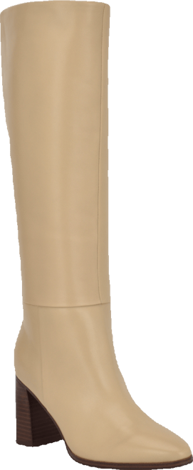 Calvin Klein Women s Dawna Block Heel Knee High Tall Shaft Boots Macy s