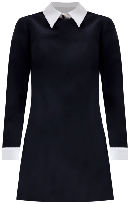 Women's Echo Collared-Neck Long-Sleeve Dress