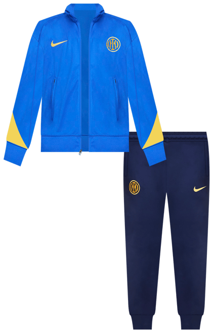 Inter Milan Strike Derde Nike Dri-FIT knit voetbaltrainingspak voor kids