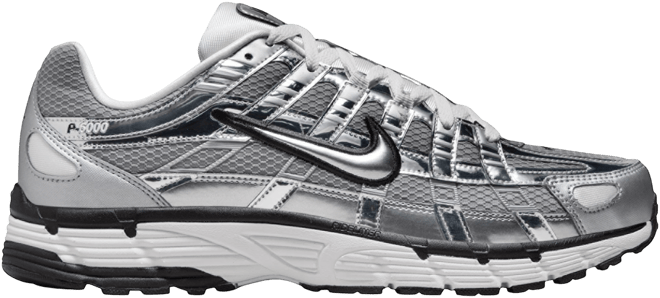 N・K・M・NIKE P-6000 Nike P-6000 Men's Shoes (Metallic Silver/Wolf Grey