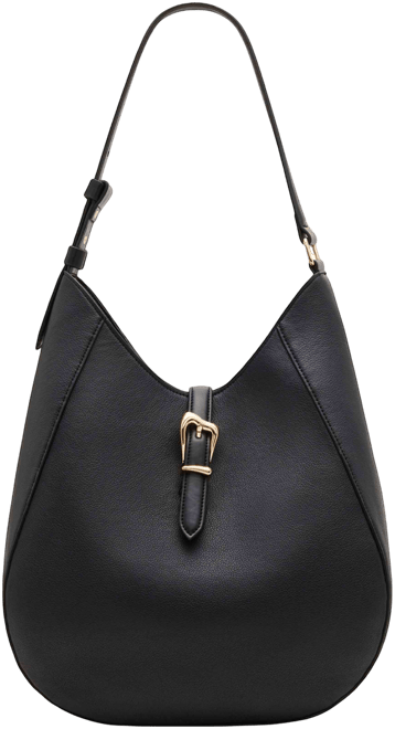 NS Hobo With Sculpted Buckle Detailing And Pouch Anne Klein